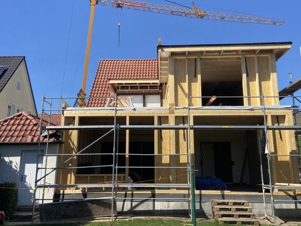 Aufstockung in Holzbauweise in Ankum durch Zimmerei Wille